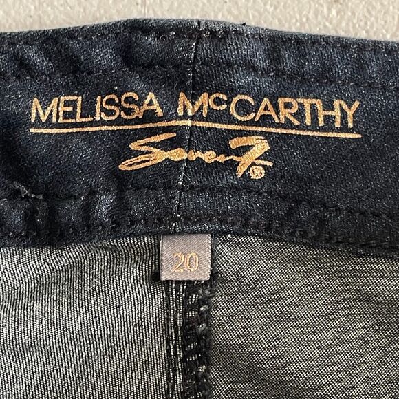 Seven 7 Melissa McCarthy Jeans Womens 20 Blue Pencil Boho Slimming Silhouette - Picture 12 of 16
